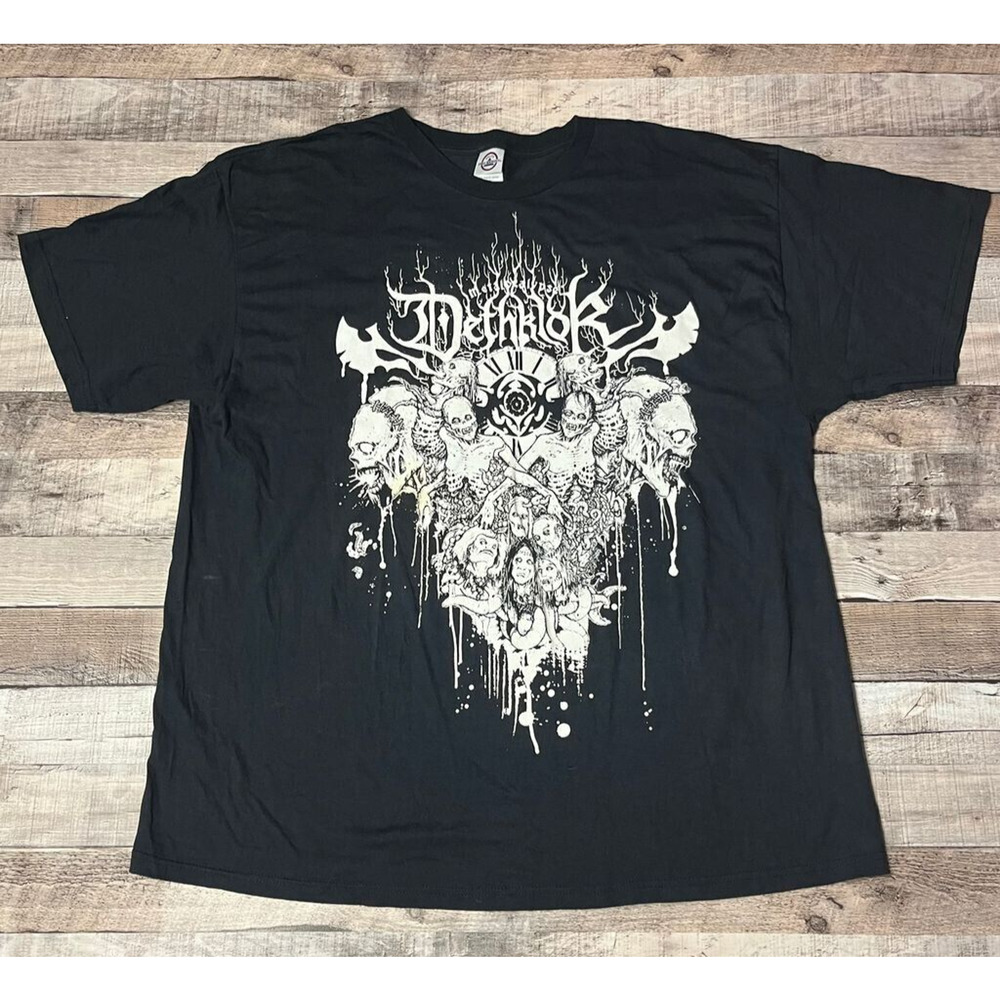 Deathklok Shirt Adult 2XL Black Metalocalypse Metal Band Tee Music Merchandise